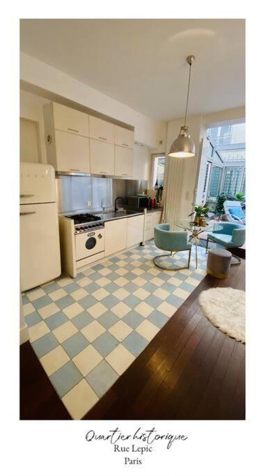 Villa Lepic, Luxury Flat In Montmartre With Private Terrasse-Appartement Entier Paris Ngoại thất bức ảnh