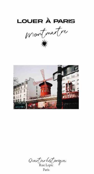 Villa Lepic, Luxury Flat In Montmartre With Private Terrasse-Appartement Entier Paris Ngoại thất bức ảnh